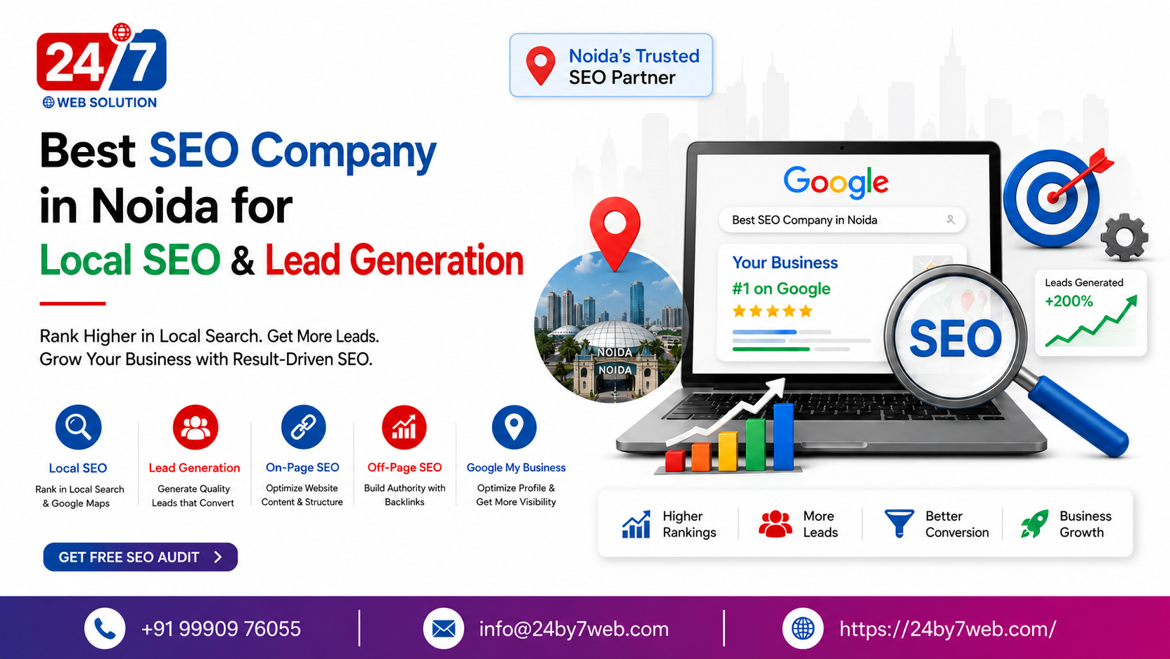 Best SEO Company in Noida for Local SEO & Lead Generation