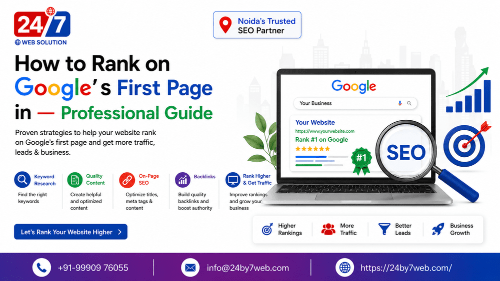 How to Rank on Google’s First Page in 2026 – Professional Guide