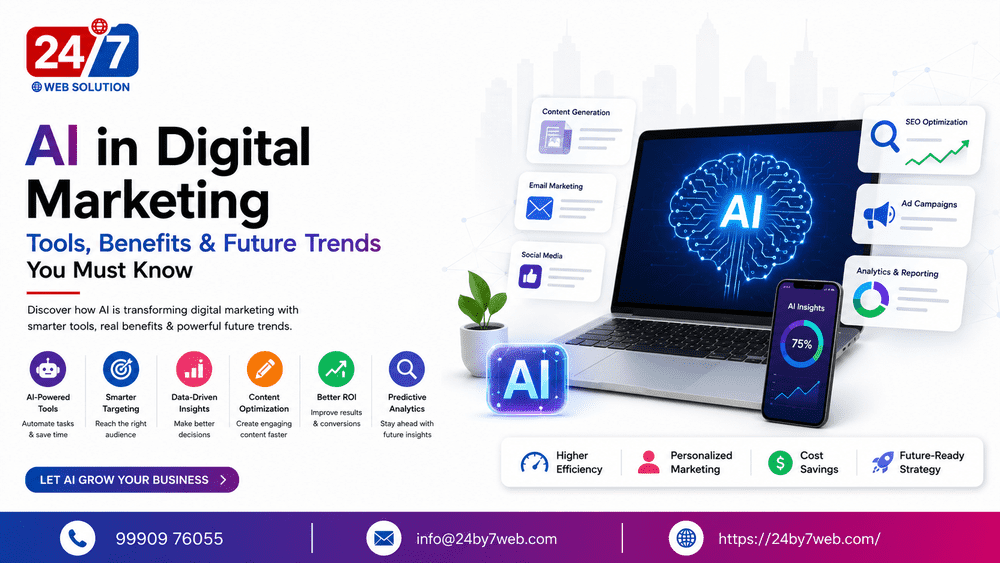 AI in Digital Marketing 2026: Tools, Benefits & Future Trends You Must Know