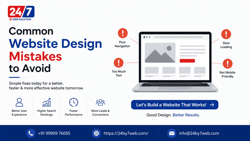 Common Website Design Mistakes to Avoid
