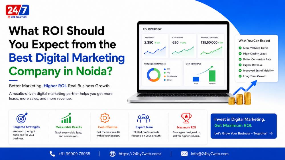 What ROI Should You Expect from the Best Digital Marketing Company in Noida in 2026?