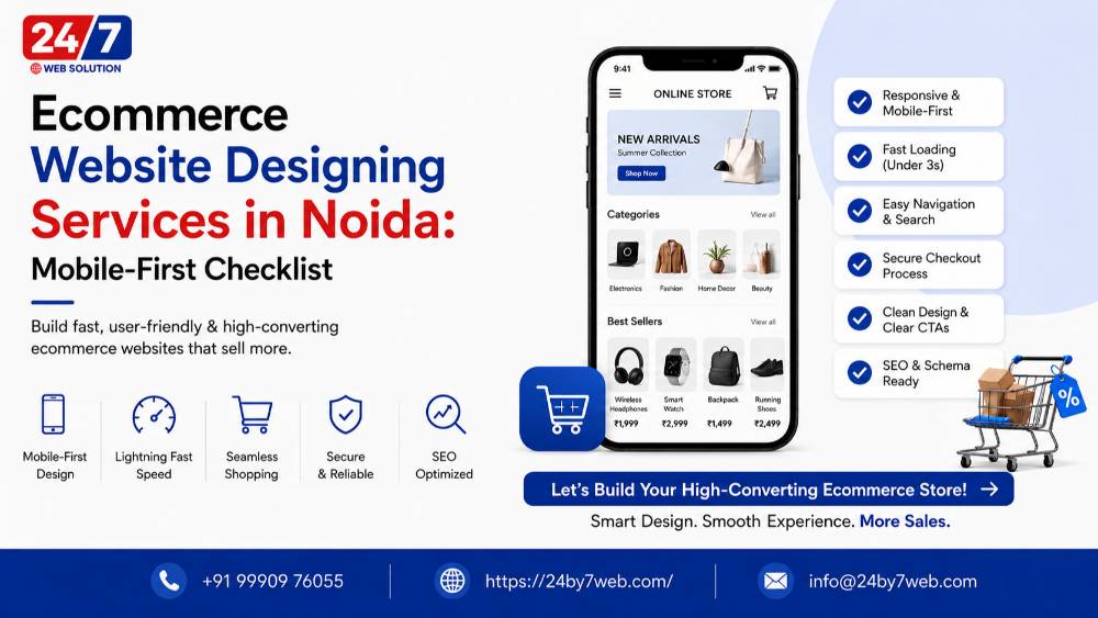 Ecommerce Website Designing Services in Noida: Mobile-First Checklist for 2026
