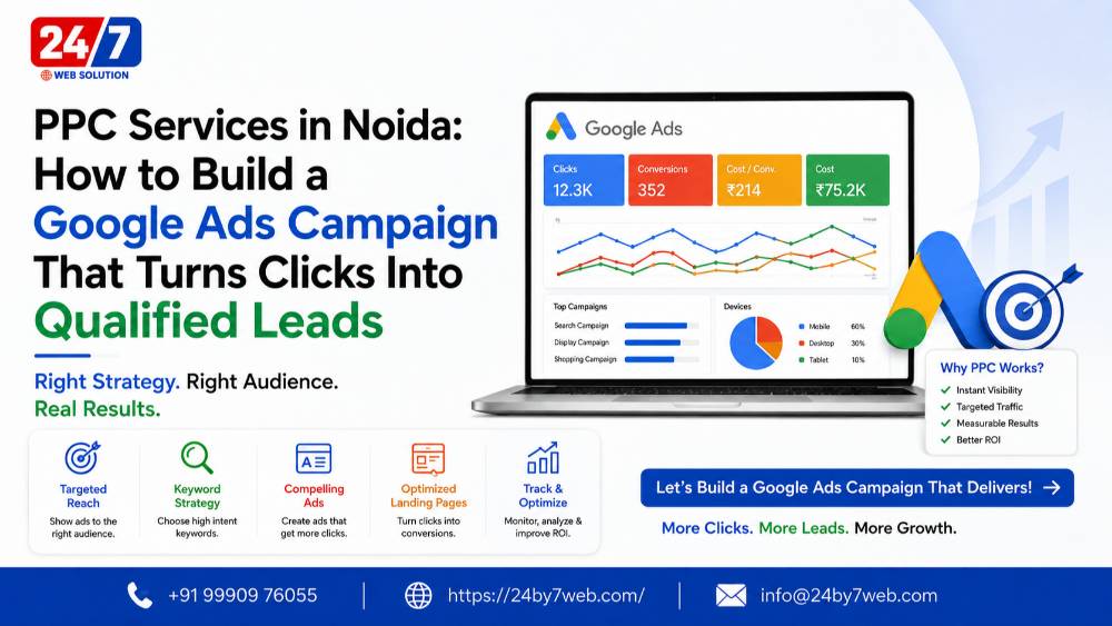 PPC Services in Noida 2026: How to Build a Google Ads Campaign That Turns Clicks Into Qualified Leads