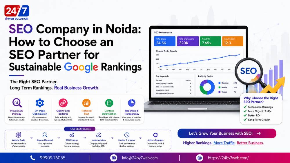 SEO Company in Noida 2026: How to Choose an SEO Partner for Sustainable Google Rankings