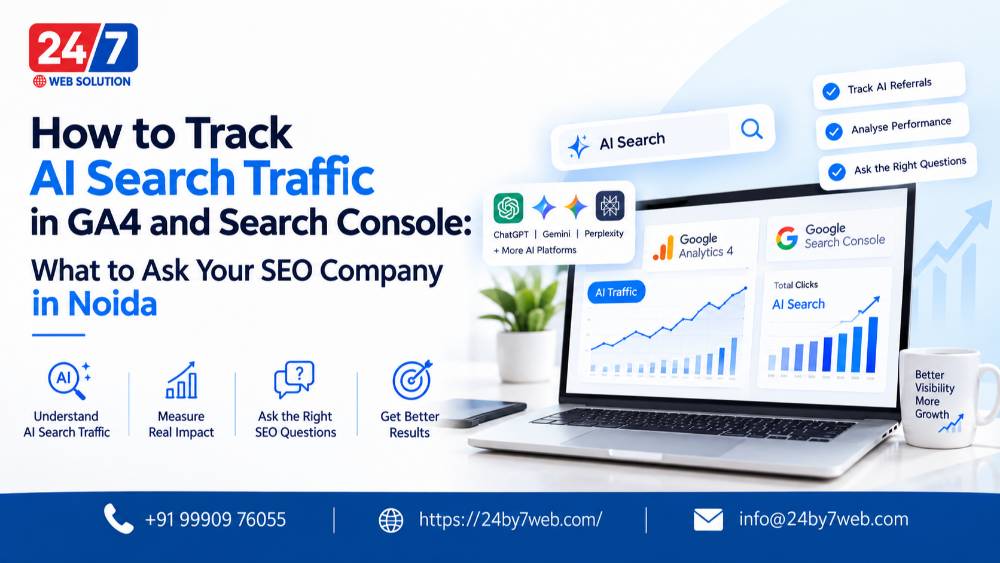How to Track AI Search Traffic in GA4 and Search Console: What to Ask Your SEO Company in Noida
