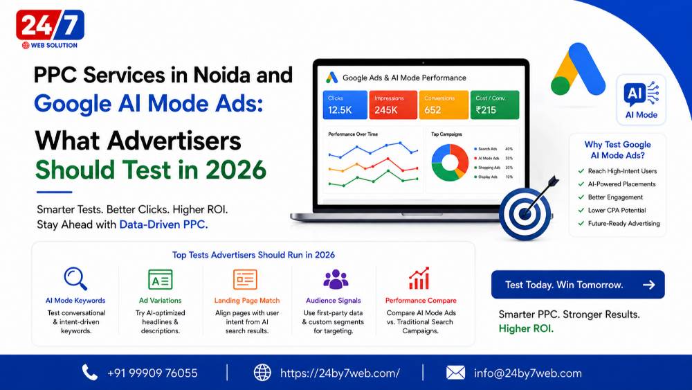 PPC Services in Noida and Google AI Mode Ads: What Advertisers Should Test in 2026